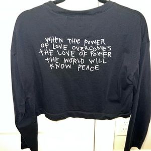 CHNGE Power of Love Crop Top